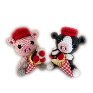 Pigs with Crepes Amigurumi Pattern