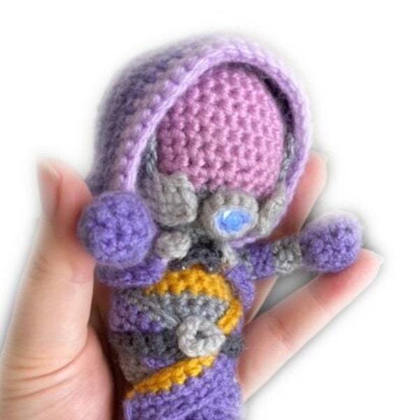 Mass Effect Tali'Zorah Vas Normandy Amigurumi Crochet Pattern