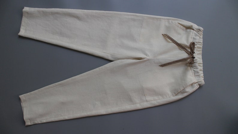 Cartamodello per pantaloni con cintura elastica in vita da donna PDF per principianti, download istantaneo taglia USA 0,2,4,6,8,10,12,14 A0,A4, U.S. immagine 4