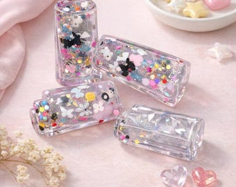 Handmade Resin Lighter Topper | Kawaii Pastel Glitter Lighter Case | Cute Resin Sleeve | Custom Aesthetic Gift