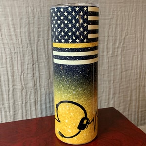 Dispatcher Sublimation Tumbler - 20 ounce skinny tumbler