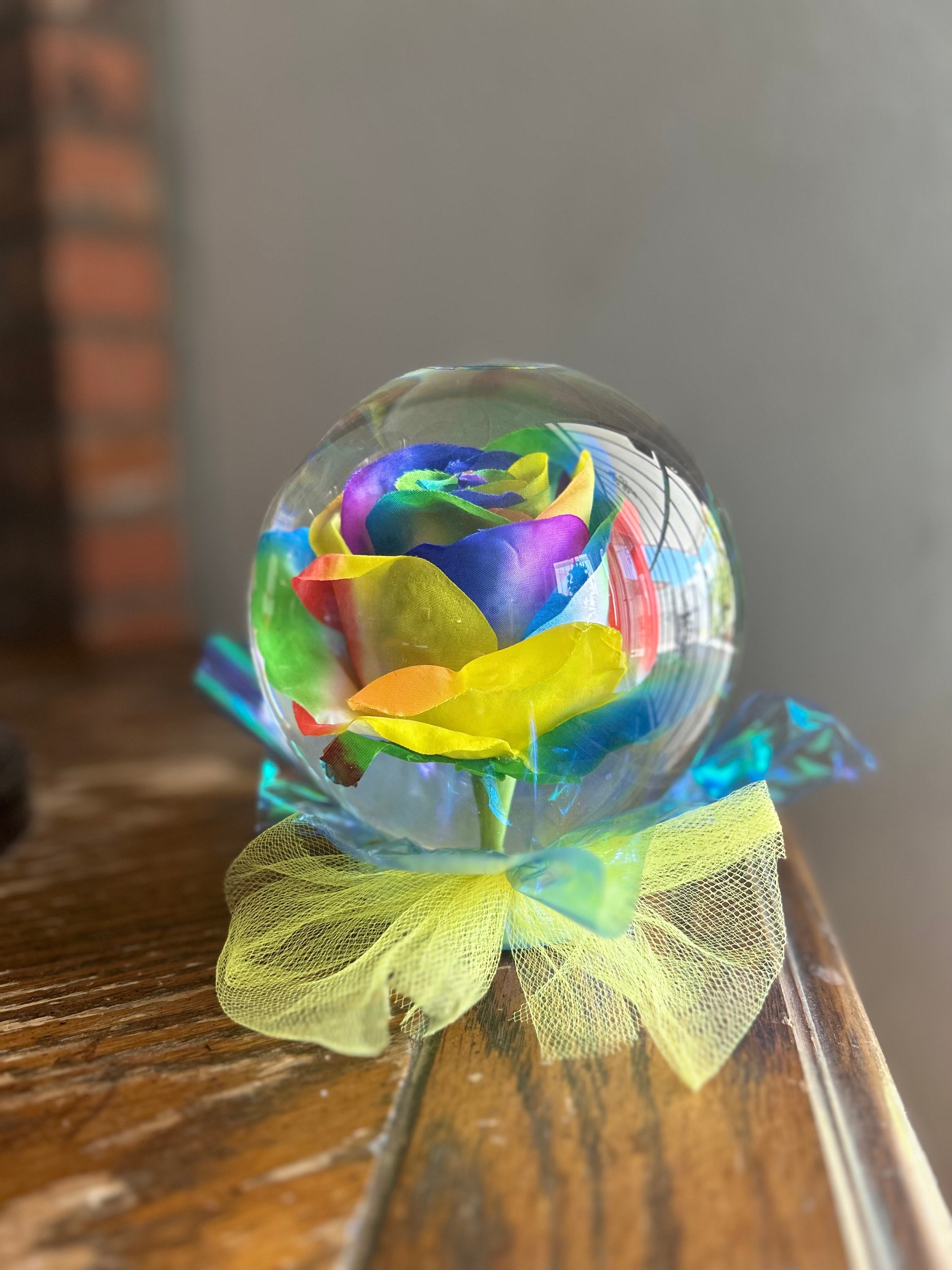 Multi Colored Rose Globe - Etsy Israel, image size:2250x3000