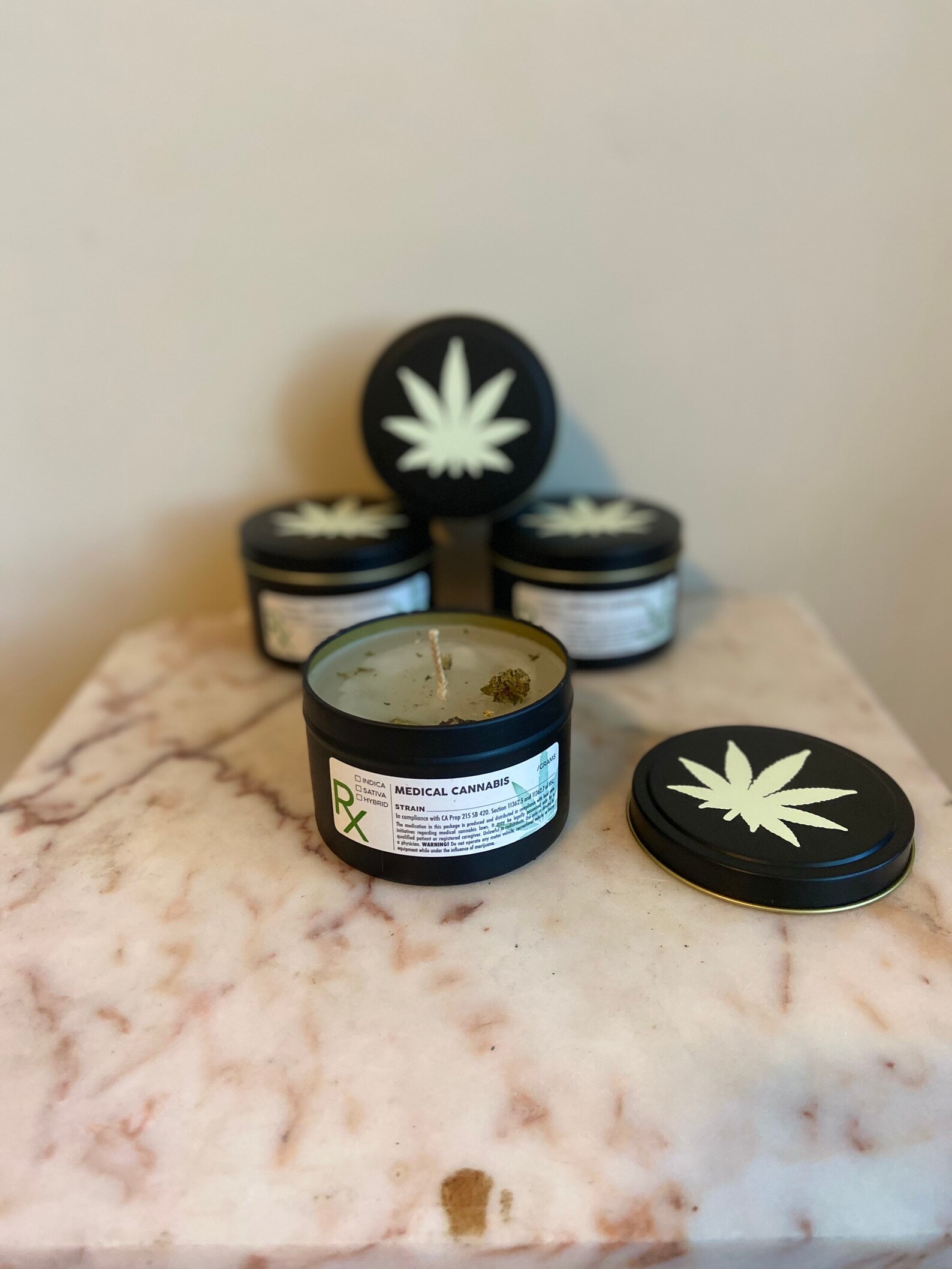 Marijuana Candle Hemp Candle Cannabis Candle Ganja Etsy