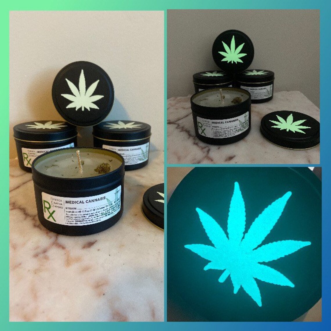 Marijuana Candle Hemp Candle Cannabis Candle Ganja Etsy