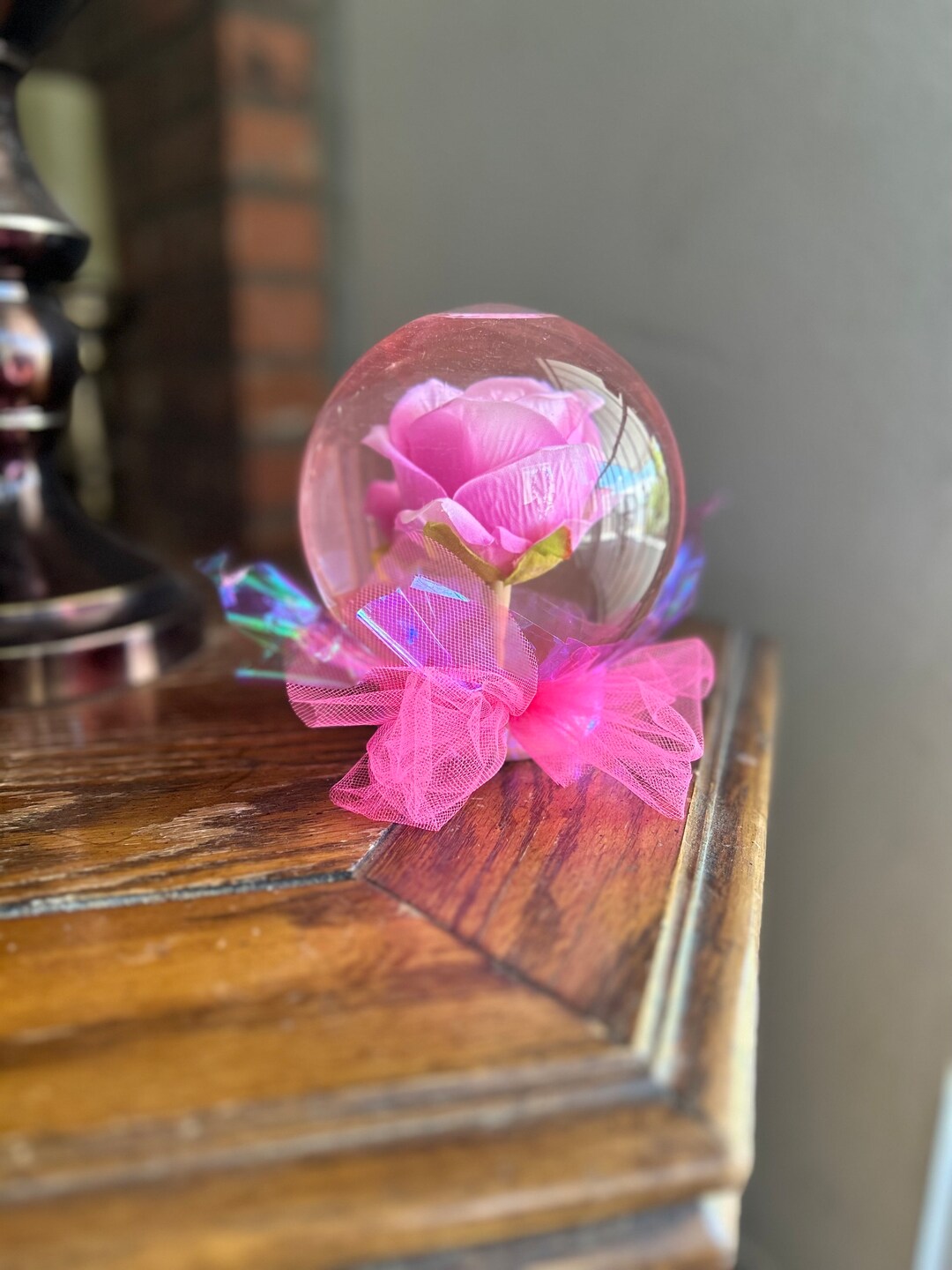 Multi Pink Rose Globe - Etsy