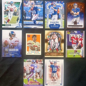 Eli Manning - 10 Card Lot - 2006-2019 - Mint/Sharp - Gems! - NFL Future HOF / SB Champ / New York Giants Legend - Base Rare Inserts + More!!
