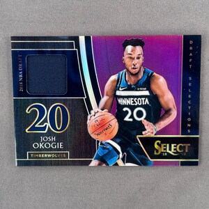 Panini Select Basketball 2018-19 - Josh Okogie - Selecciones del Draft - Tarjeta de novato n.° DS-JOk - n.° 29/99 - ¡Una joya excepcional de los Charlotte Hornets!