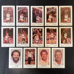 1984 -85 Phoenix Sonnen / Phx. Police Dept. & Kiwanis NBA Suns Tipps Team Set - Rare Gem - Absolut NEUwertig - 90% Komplett - Rare Vintage Gems!