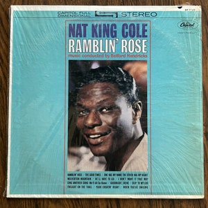 Nat King Cole - Ramblin&#39; Rose - Vinyle original - 1962 Record - Capitol Records - # ST -1793 - Forme vierge ! Bijou vintage !