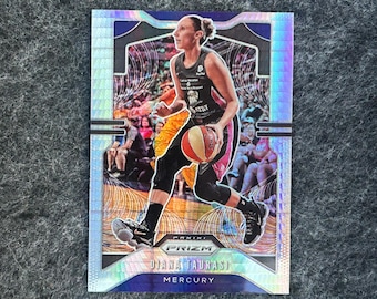 2020 Panini Prizm WNBA Basketball - Diana Taurasi - Silver Prizm Variation Courtside Card No 84 - WNBA & Phoenix Mercury Star - Mint SP Gem!