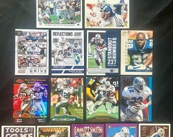 Emmitt Smith 6 Football Card Lot Score, Pinnacle, Leaf, Topps, Spx, Donruss Classics - Etsy Emmitt Smith 6 Football Card Lot Score, Pinnacle, Leaf, Topps, Spx, Donruss Classics - Etsy