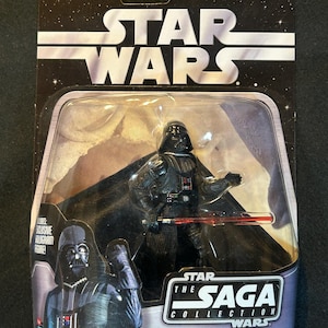 Star Wars - The Saga Collection - Darth Vader - Includes Exclusive Hologram Figure- 2006 - Hasbro - # Saga 013 - NIB! - Rare Classic Gem!