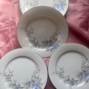 Noritake Fine Bone China 1/4” Salad Plate - No 5682 - Price is for one of each. Made in Japan - Excellent Condition - Lovely Vintage Gems