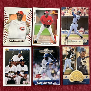Ken Griffey Jr. - Lot of 6 Cards - 1992-2000 - Mint & Clean! - Check ‘em’ Out!! Baseball Hall of Fame - Absolute Vintage Gem!!