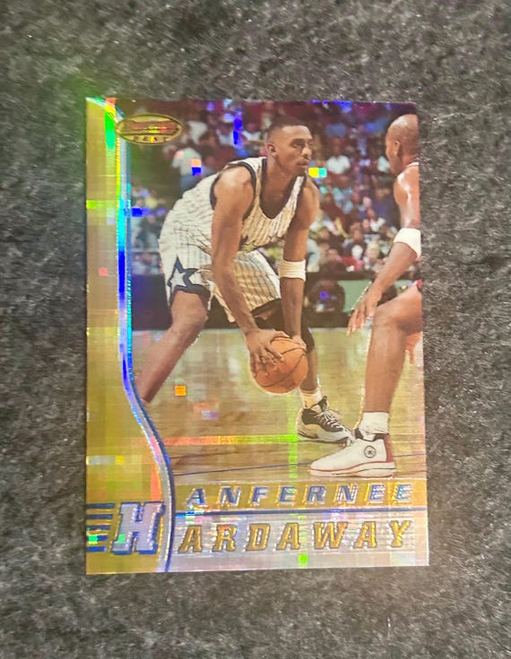 1996-97 Bowman's Best - Anfernee Hardaway- Atomic Refractor Card - # 31 -  Prestine Shape - Investment Opp! - Rare Vintage Classic Gem! - Etsy Canada