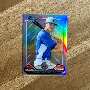 2013 Bowman Chrome Mini Refractor - Corey Seager - Rookie Card - No RTR-CS / Rising Through The Ranks - Mint Condition - Texas Rangers Gem!