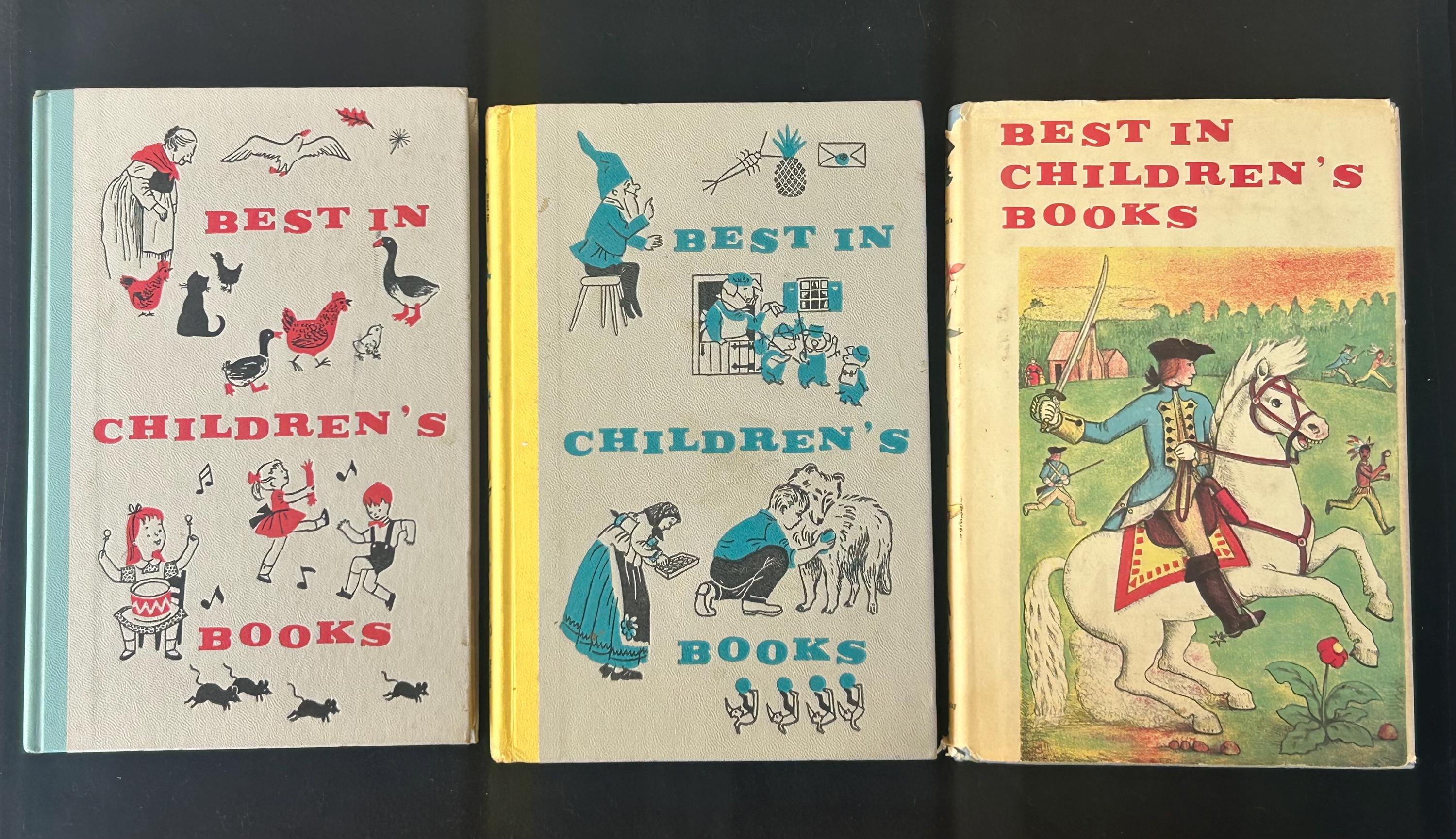 Best in children's book アンティーク 1958年~11冊 Best in children's book アンティーク 1958年~11冊 Best in
