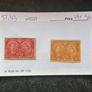 1897 Diamond Jubilee half cent Canadian Stamp (Jef) 1897 Diamond Jubilee half cent Canadian Stamp (Jef)