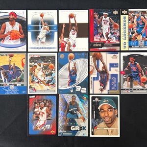 Richard Hamilton - Lot van 13 kaarten - 1999-2008 - 2 nieuwelingen + zeldzame inzetstukken/basiskaarten/sp's en andere mint-edelstenen - Detroit Pistons / Wizzards Star