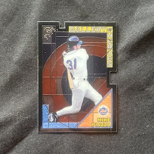 Mike Piazza - 2000 Topps Gallery - Gallery of Hero&#39;s - # GH 9 - État neuf et très net - HOF Los Angeles Dodgers / New York Mets - bijou vintage !