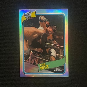 The Miz - 2008 Topps Heritage lll Chrome WWE - Refractor Rookie Card - # 35 - MINT / Pristine Condition - Absolute Gem!