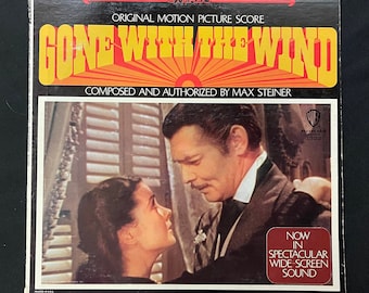 Gone With The Wind - Original Motion Picture Score Original Vinyl 1974 Record - Warner Bros. Records - # WS 1323 - Good Shape, Sleeve Damage