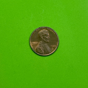 1980 Lincoln 1 Cent Penny - D Mint - DDO/DDR - Double Die Obverse / Reverse - W/ Magenta & Other Color Waves - See Photos - Vintage Gem!