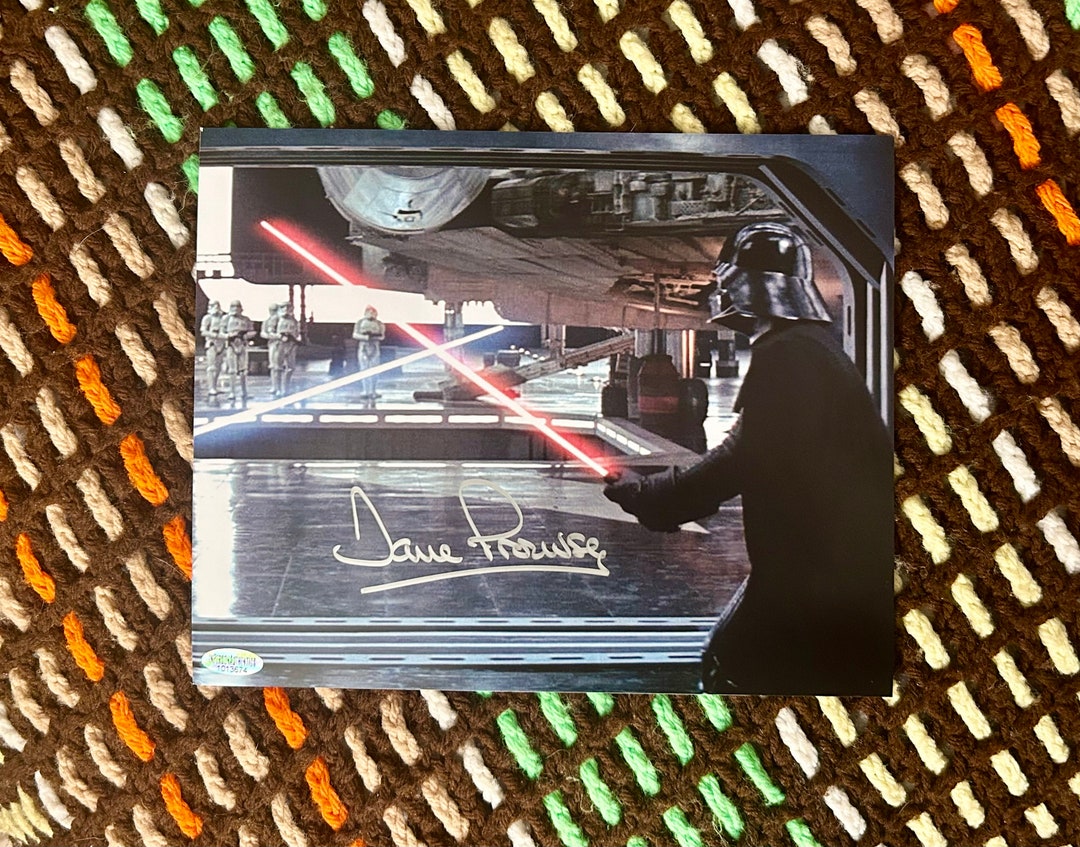 Dave Prowse as Darth Vader - Genuine Hand Signed 8x10 Authentic ...