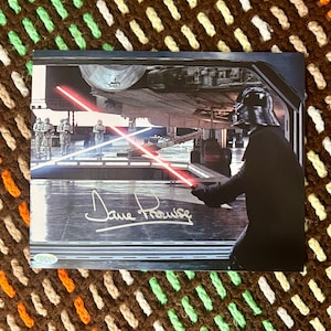 Dave Prowse as Darth Vader - Genuine Hand Signed 8x10 Authentic Autographed Photo - Legendary Actor - Star Wars w/ COA - Vintage Classic Gem