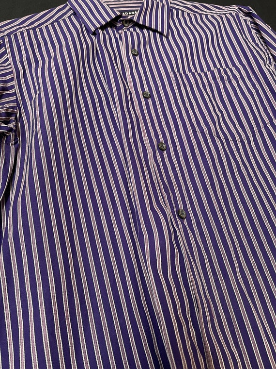 George - Men’s CH/S 34/36 - Dress Shirt - Purple/… - image 1