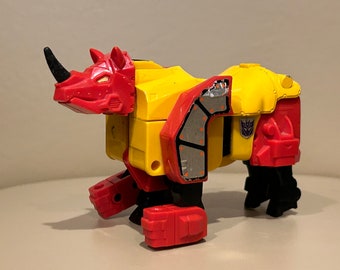 Vintage Transformers G1 – Hasbro Takara Japon 1984 – Dinobot Sludge (très Bon état, Sans Boîte)