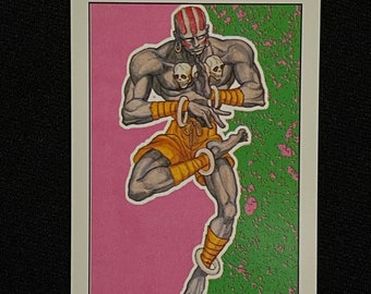 1993 Topps / Capcom ストリートファイター II - ダルシム カード