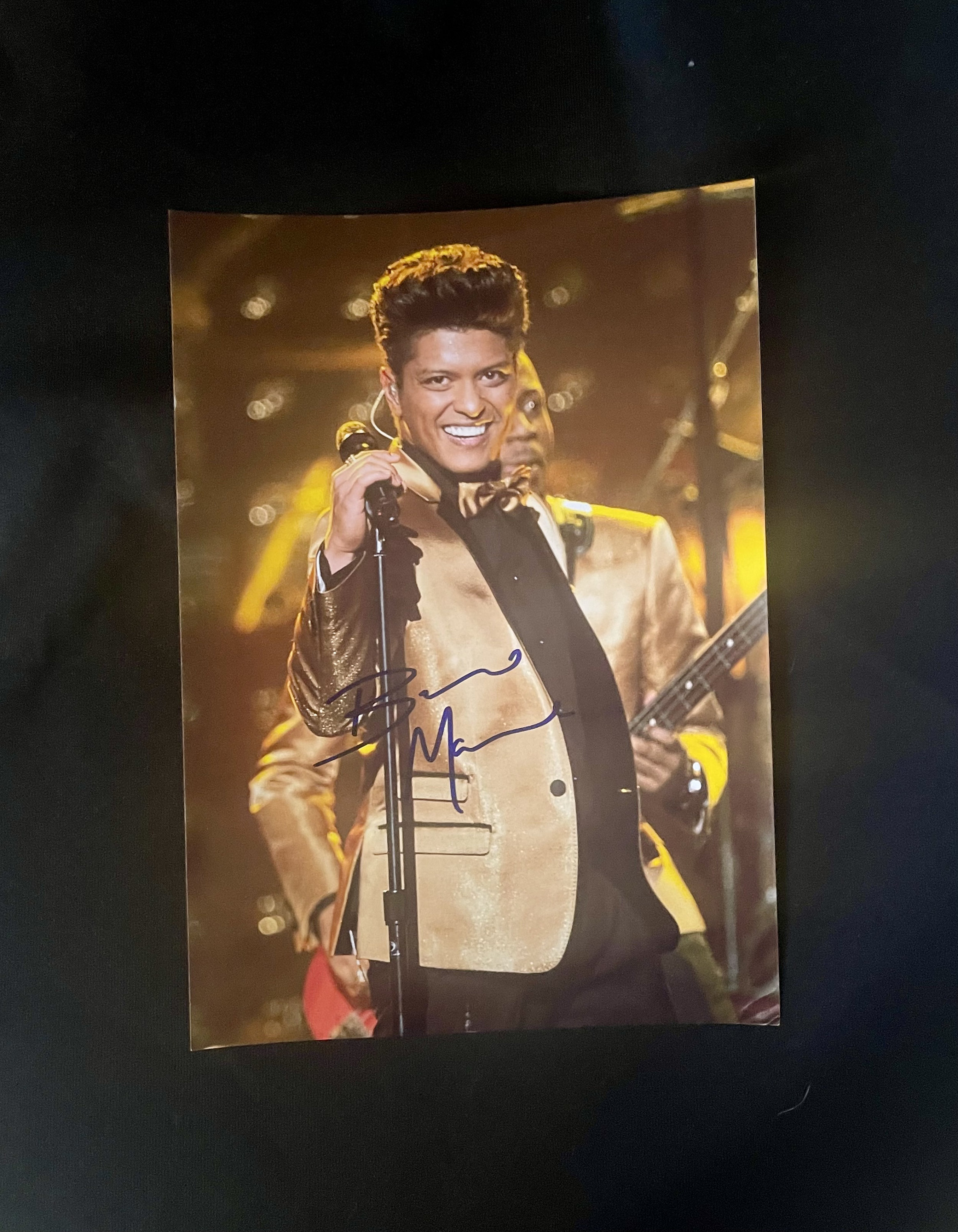 Bruno Mars - Genuine Hand Signed 8x11 Authentic Autographed Photo