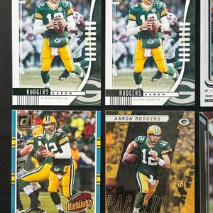 Aaron Rodgers - Lot de 9 cartes - Années 2011-2019 couvertes - Raretés / Numéro de série / SP / Cartes de base / Inserts et plus - Gemmes à l'état neuf !! Pour le fan !!