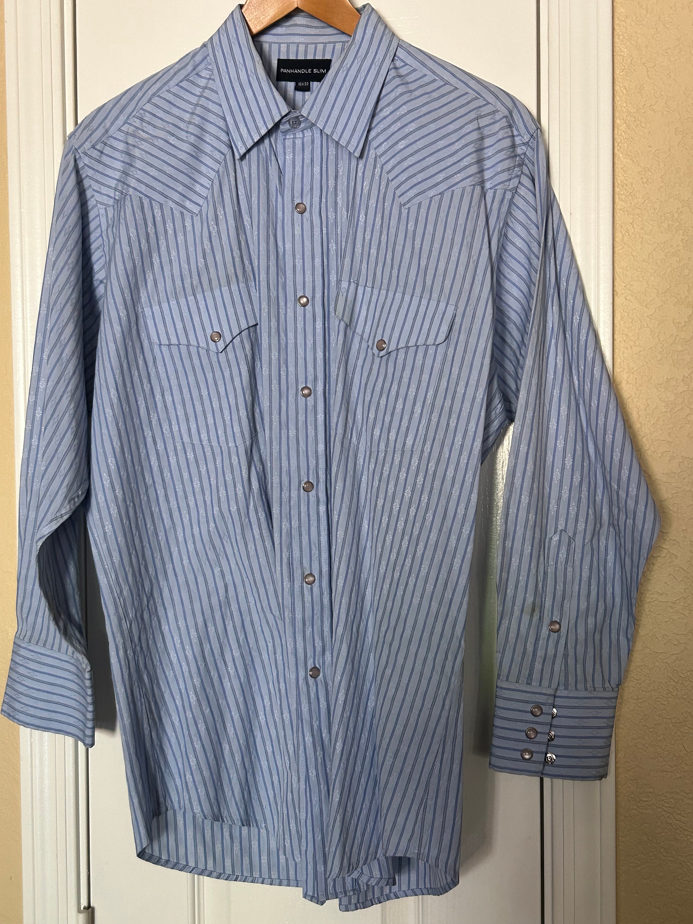 chemise western homme à boutons manches longues à col