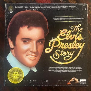 The Elvis Presley Story - 5 Album Set - Original Vinyl 1970 Record - Candelite Music / RCA Records - DML5-0263 - Great Condition/First Press