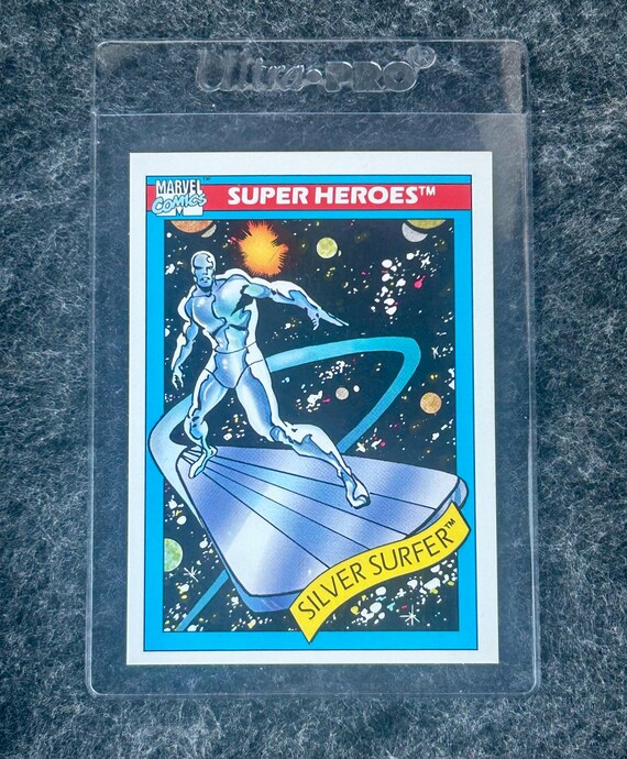 1990 Marvel Impel Series 1 - Silver Surfer - Card # 32 - Mint