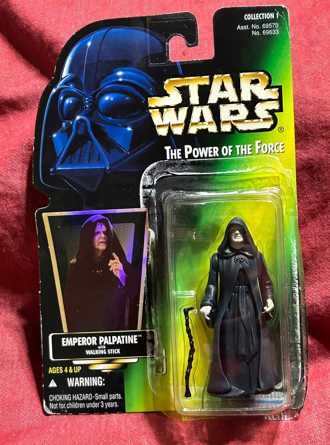 Star Wars the Power of the Force Emperor Palpatine- 1996 Kenner  Collection NIB! Rare Gem!