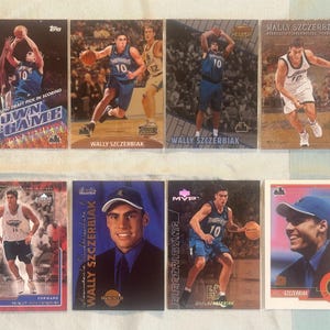 Wally Szczerbiak - 8 Basketball Karten Lot - 2000 - Rookies / SP’s / Seltene Einsätze + - Minze / Super sauber - Vintage Rare Hoops Gems !! T-Wölfe!