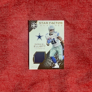 Ezekiel Elliot - 2016 Panini Limited Football - Star Studded Swatches No 20 Relic/Jersey Rookie Card - #'d 124/125 Mint - Dallas Cowboys