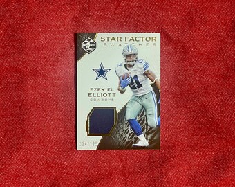 Ezekiel Elliot - 2016 Panini Limited Football - Star Studded Swatches No 20 Relic/Jersey Rookie Karte - #'d 124/125 Mint - Dallas Cowboys