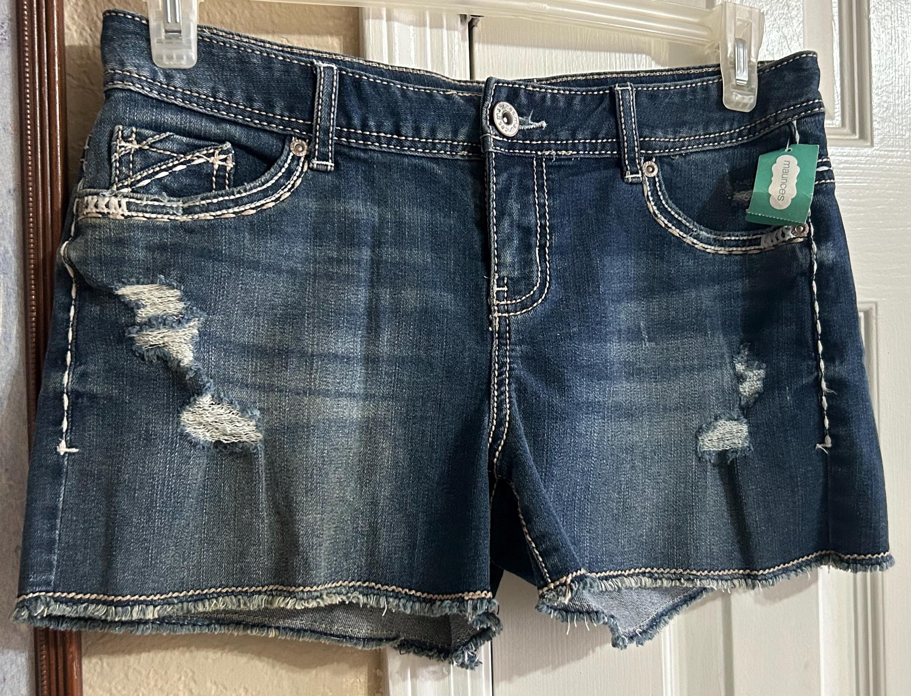 Vintage pour femmes short en jean Maurice pour femmes Taille 7 8 Coton 66 Autre elasthanne RN 51783 Comme neuf avec etiquette Un bijou d ete vintage Etsy France