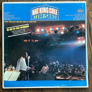 Nat King Cole - At The Sands - Original Vinyl - 1966 Record - Capitol Records - # MAS 2434 - Pristine Shape! Vintage Gem!