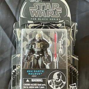 Star Wars The Black Series - # 04 - Darth Malagus - Hasbro 2014 - NIB! - Rare Gem!