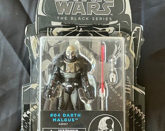 Star Wars The Black Series - # 04 - Darth Malagus - Hasbro 2014 - NIB! - Rare Gem!