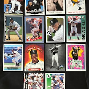 Frank Thomas Lot van 14 kaarten - 1991-2003 - Onberispelijke nieuwstaat - Chicago White Sox en MLB Legend - Zeldzame vintage edelstenen!! Zie de details!!