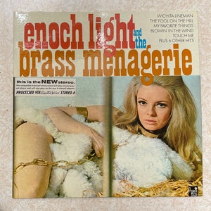 Enoch Light Brass Menagerie - Original Vinyl 1969 Record - Total Sound Stereo Project Records - # PR 5036 QD - Great Shape
