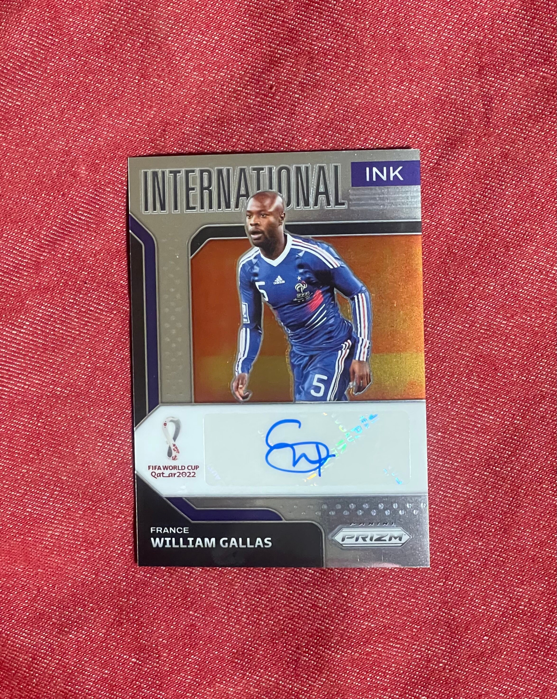 2022 Panini Prizm - FIFA World Cup Qatar - William Gallas - No I