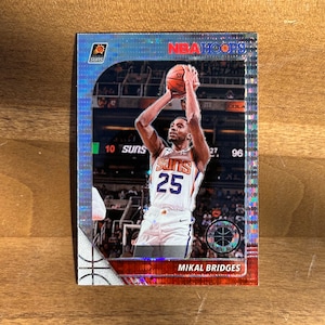 Mikal Bridges 2019-20 Panini - Hoops Premium Stock Silver Pulsar Prizm-basketbalkaart - nr. 153 - Nieuwstaat - New York Knicks Gem!!!