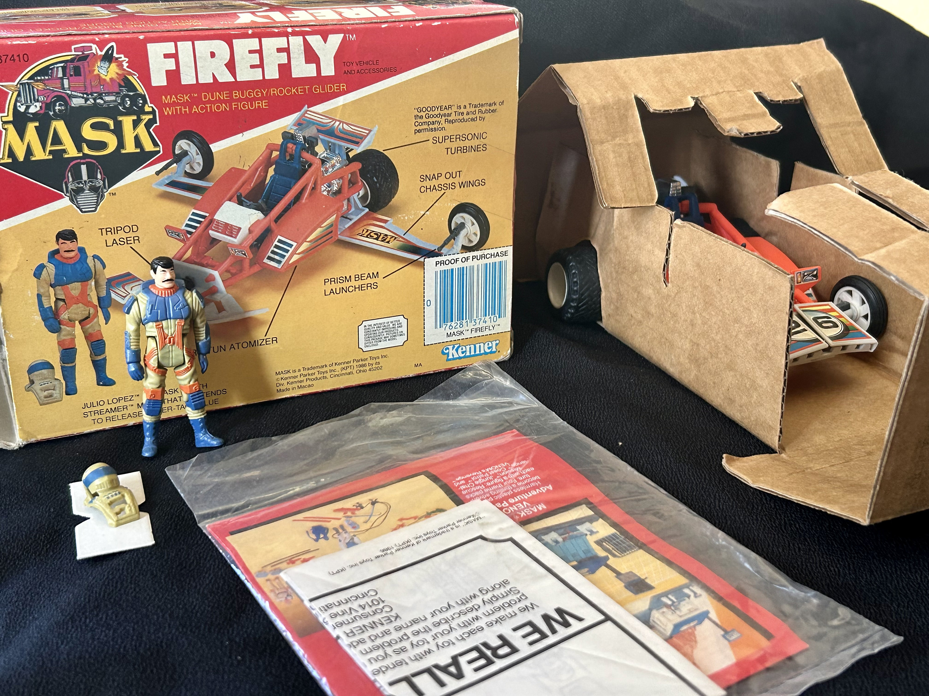 M.A.S.K. – Kenner – Firefly Avec Julio Lopez – Figurine Loose